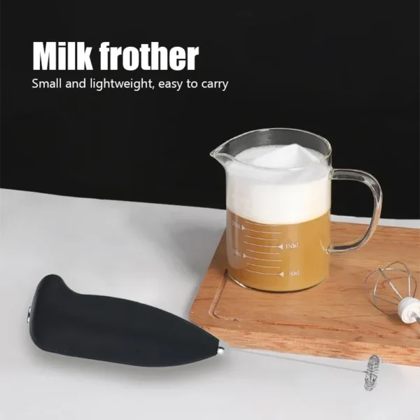 Milk Frother Handheld Mixer Electric Coffee Foamer Egg Beater Cappuccino Stirrer Mini Portable Blenders Home Kitchen Whisk Tool - Image 3