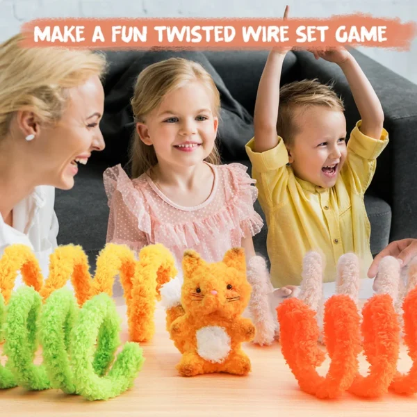 1 Kit Cute Twisting Rod Material Pack With English Tutorial Video Making Crafts Ultra Thick Dense Diy Sewing Dolls Wool Root - Image 5