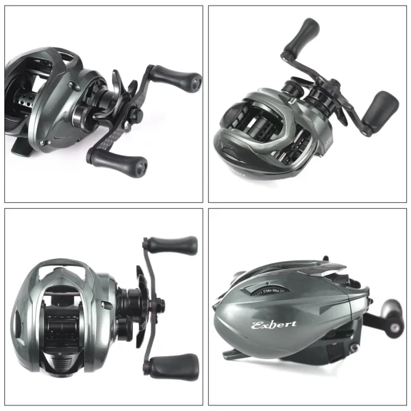 4.5-5kg Drag Baitcast Reel 5+1BB Fishing Baitcast Reel High Speed 7.2:1 Baitcasting Reel 4.5-5kg Drag Fishing Reel - Image 2