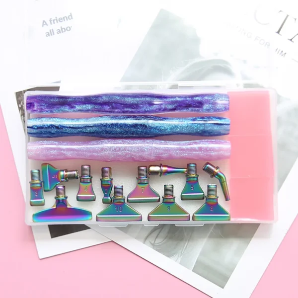 5D Resin Diamond Painting Pen Thread Metal Replacement Pen Heads Point Drill Pens With Glue Clay DIY Art Crafts Diamond Painting - Image 2