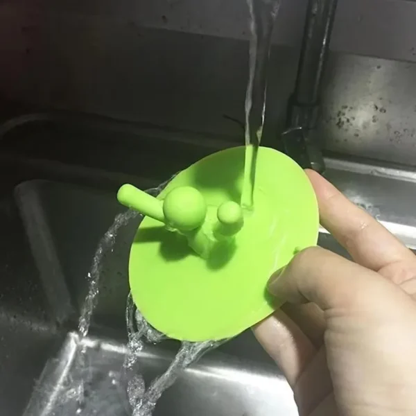 Silicone Bathtub Floor Drain 3 colors for Kitchen Bathroom Accessories Hair Stopper Portable Kitchen Sink Stopper Drain Plug - Image 6