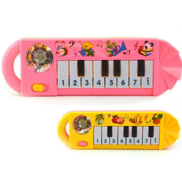 Baby Musical Toy Portable Portable Kids Piano Keyboard Battery Powered Plastic Music Instrument Early Educational Toys For Child - Image 3
