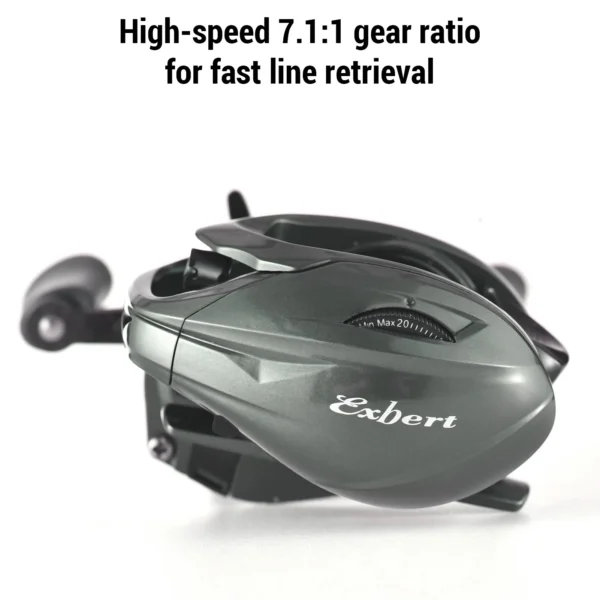 4.5-5kg Drag Baitcast Reel 5+1BB Fishing Baitcast Reel High Speed 7.2:1 Baitcasting Reel 4.5-5kg Drag Fishing Reel - Image 4